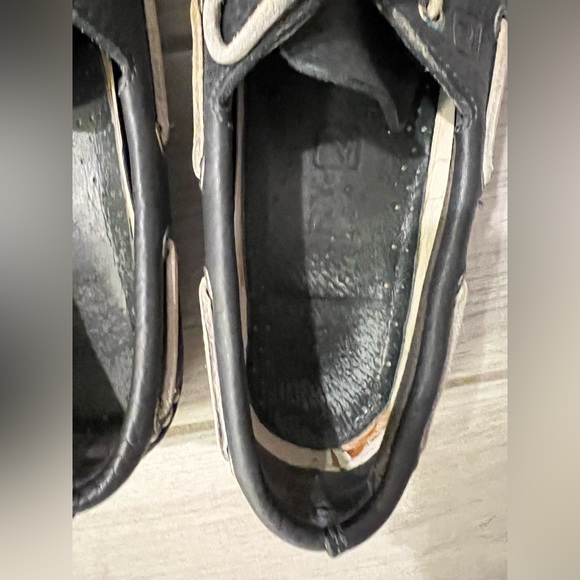 Sperry navy blue boat shoes in sz. 7.5M - Picture 6 of 8